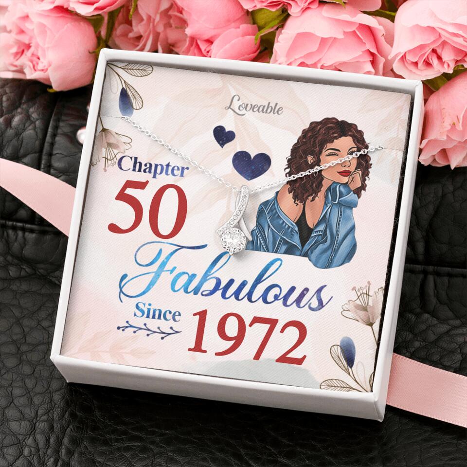 Chapter Of Fabulous Custom Necklace Birthday Gift For Her