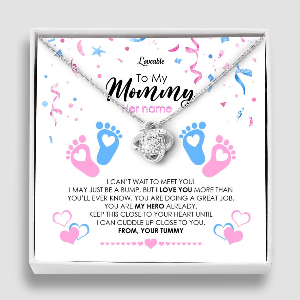 To My Mommy, I can't wait to meet you! - Best gifts ideas for new mom after birth - 206HNBNJE186