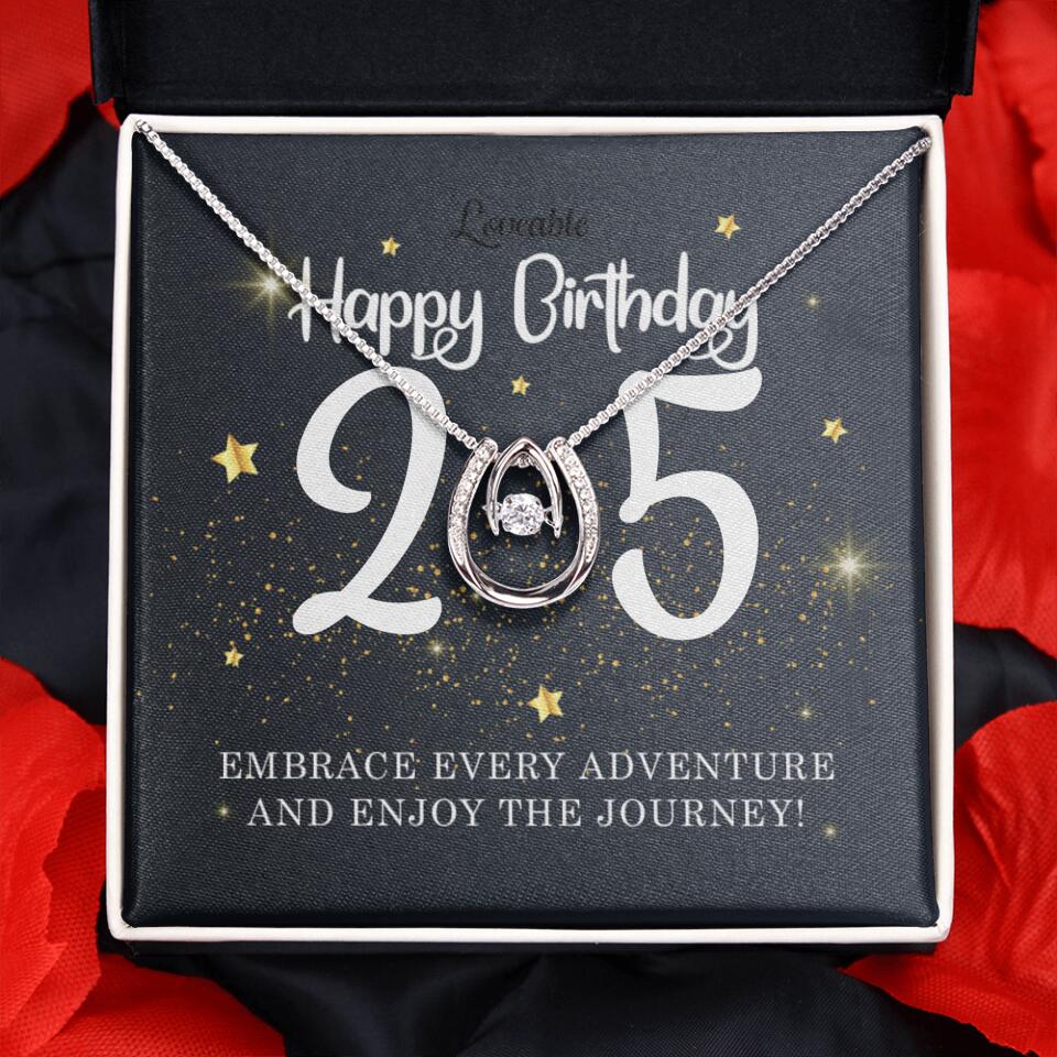 Embrace Every Adventure And Enjoy The Journey - Personalized Necklace