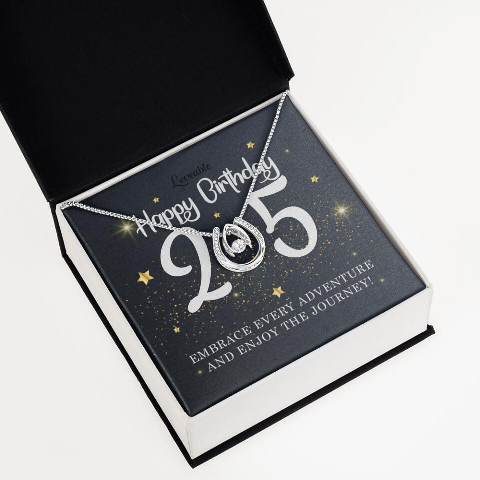 Embrace Every Adventure And Enjoy The Journey - Personalized Necklace