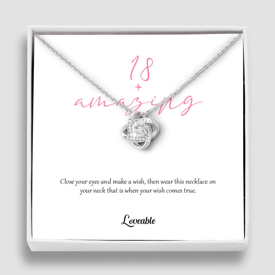 18+ Amazing Make Your Wish Come True Personalized Necklace