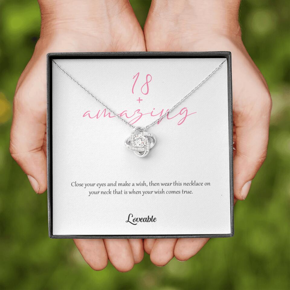 18+ Amazing Make Your Wish Come True Personalized Necklace