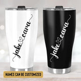 Personalized Anniversary Gifts for Husband and Wife - Custom Curved Tumbler- 207HNBNTU388