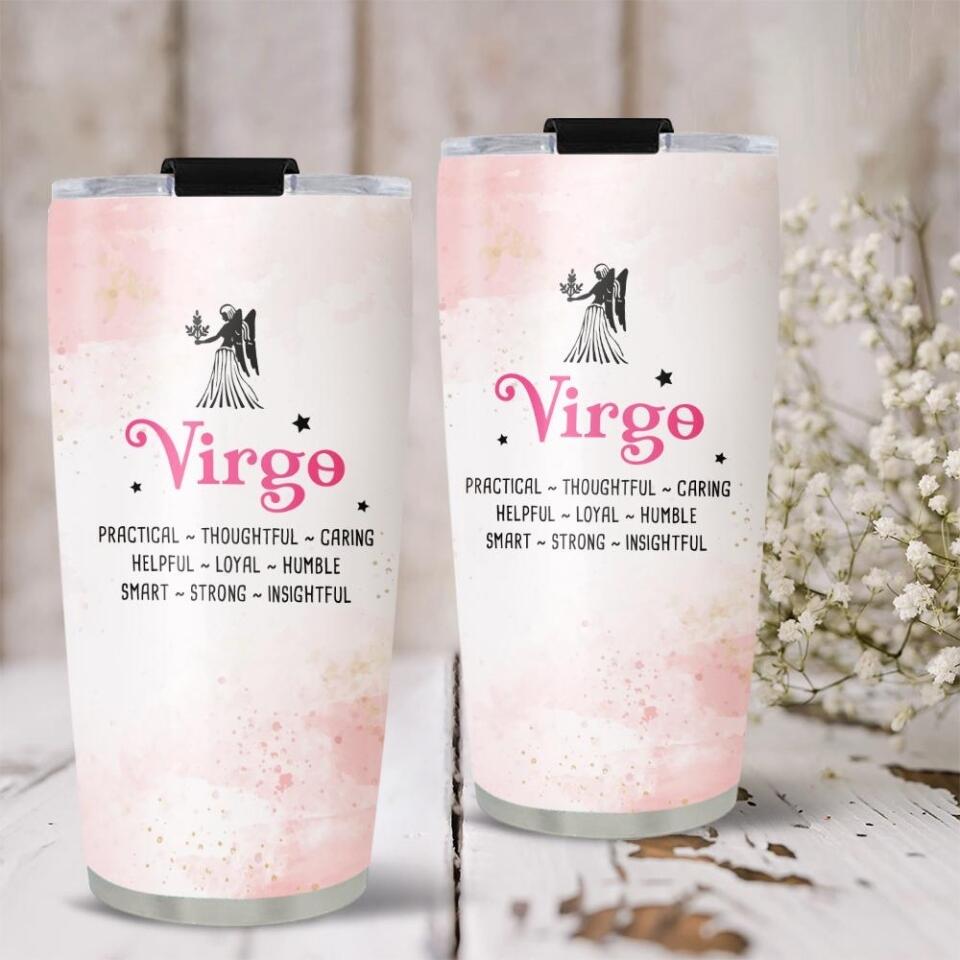 Zodiac Sign, Astrology, Constellation, Star Sign - Personalized Tumbler