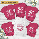 Fierce Fabulous and 50 Shirt, 50th Party Crew Shirt, Birthday Party Shirt, Birthday Shirts, 50th Birthday Shirt, 50th Birthday Gift - 207HNBNTS433