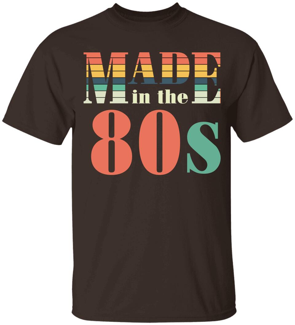 Made in the 80s Personalized Vintage Tshirt