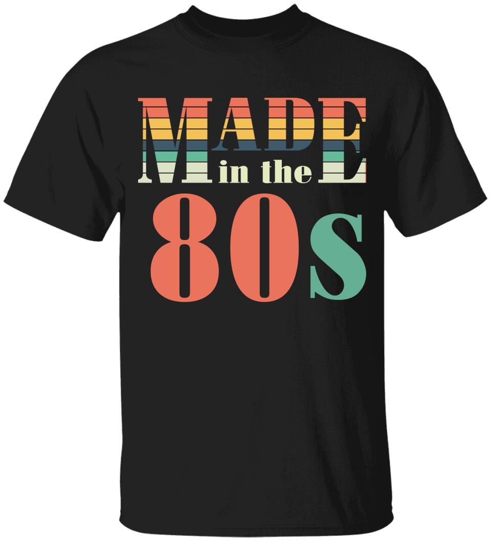 Made in the 80s Personalized Vintage Tshirt