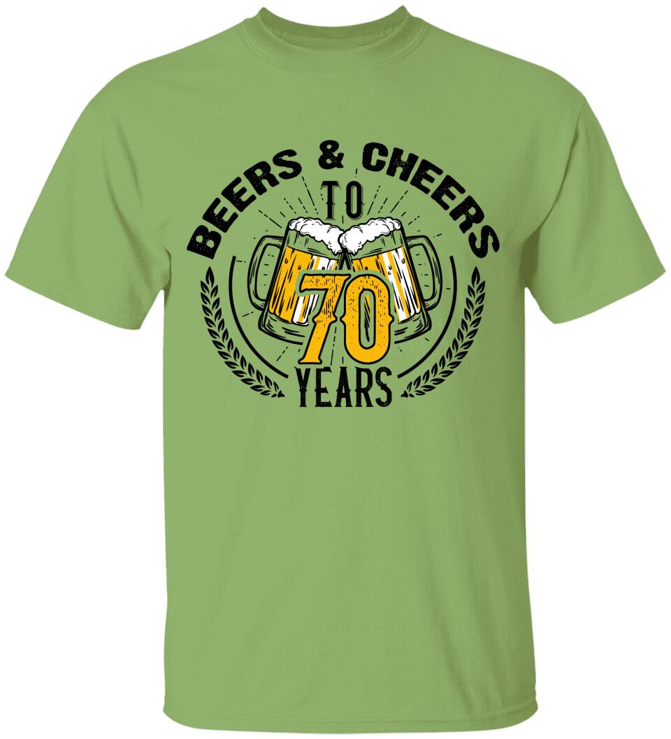 Beer and Cheer to 70 Years T-Shirt