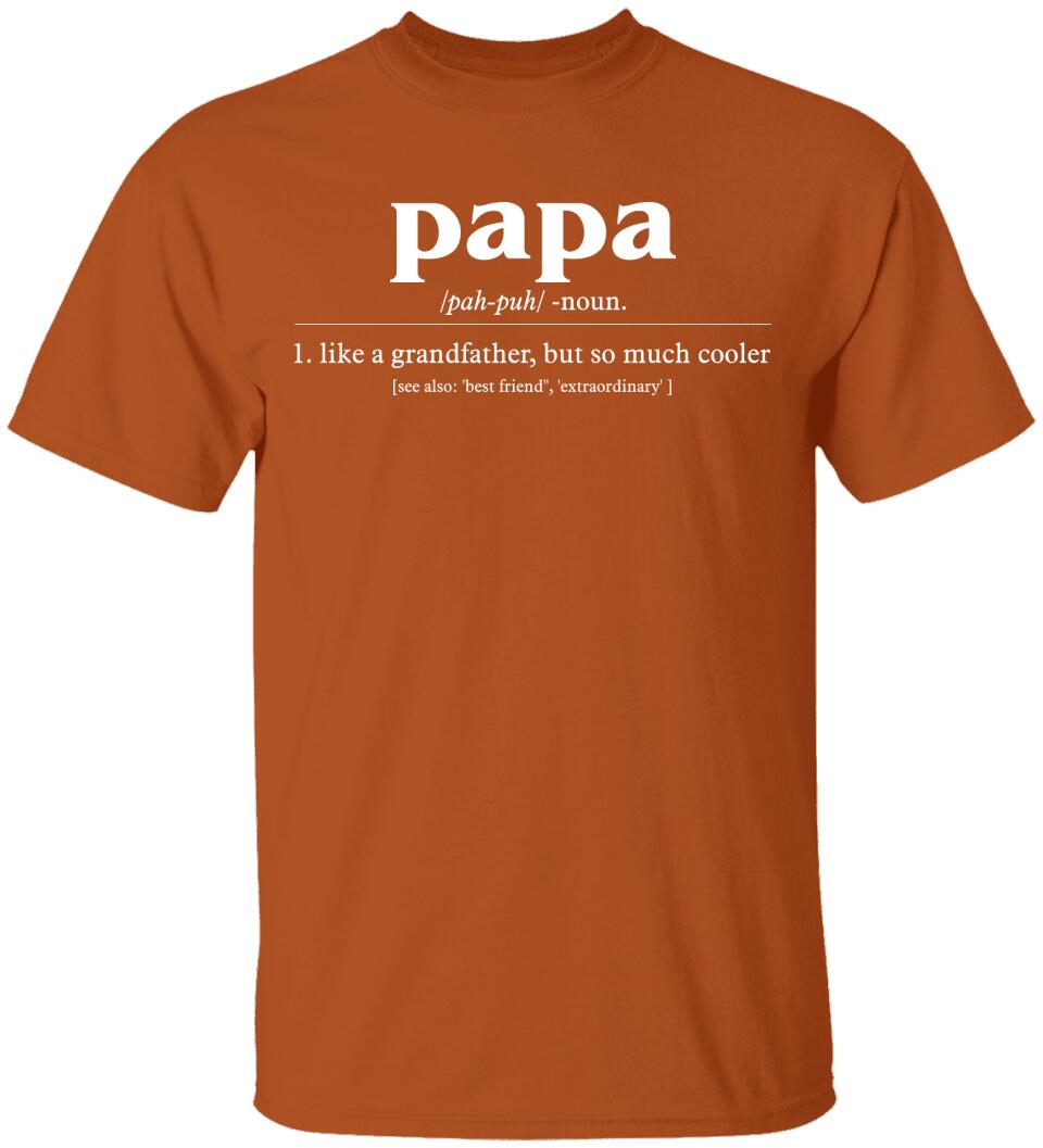 Papa Extraordinary - Birthday Gift For Dad -Tshirt For Him - 207HNTHTS463