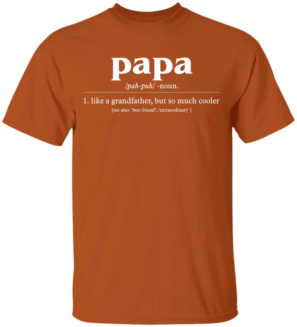 Papa Extraordinary Personalized Tshirt