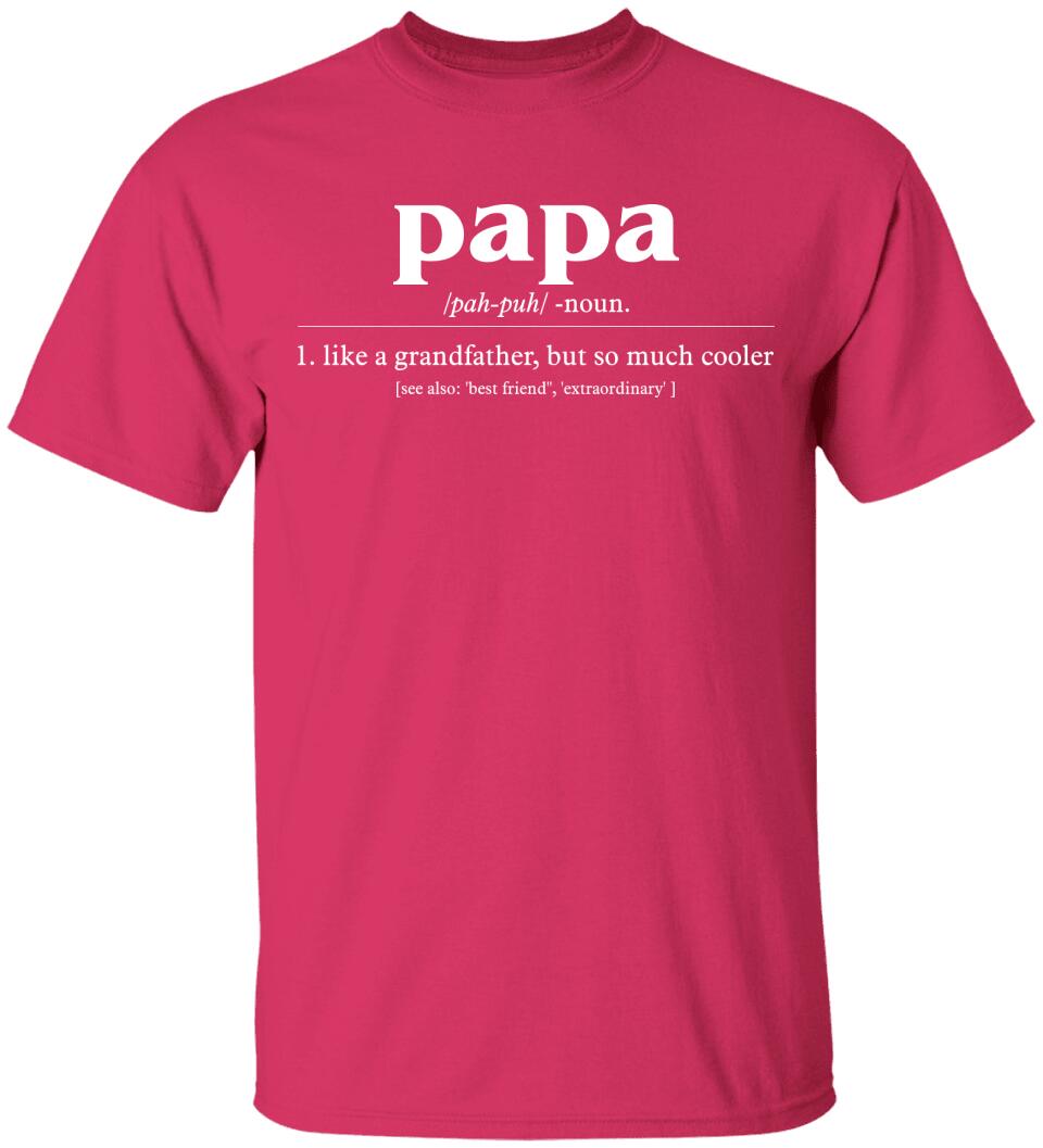 Papa Extraordinary Personalized Tshirt