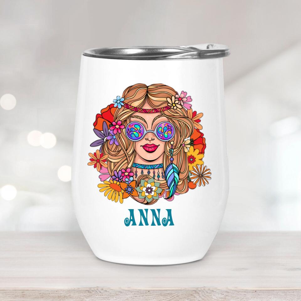 Assuming I'm Just An Old Lady Was Your First Mistake - Personalized Wine Tumbler