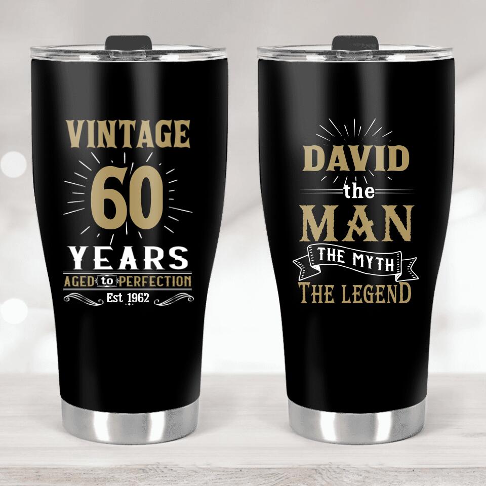 Custom Name - The Man, The Myth, The Legend - Personalized Tumbler