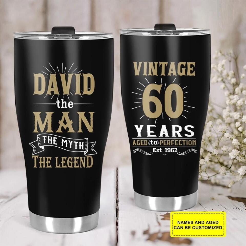 Custom Name - The Man, The Myth, The Legend - Personalized Tumbler