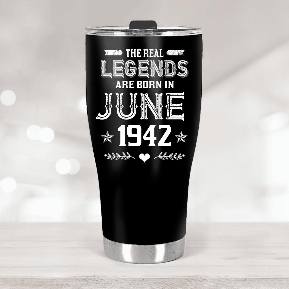 The Real Legend In June 1972 Aged To Perfection Personalized Tumbler