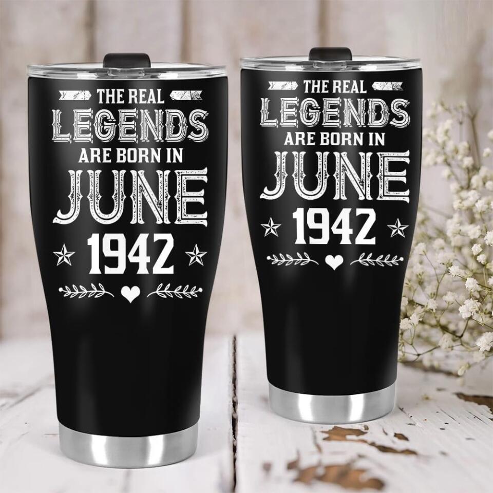 The Real Legend In June 1972 Aged To Perfection Personalized Tumbler