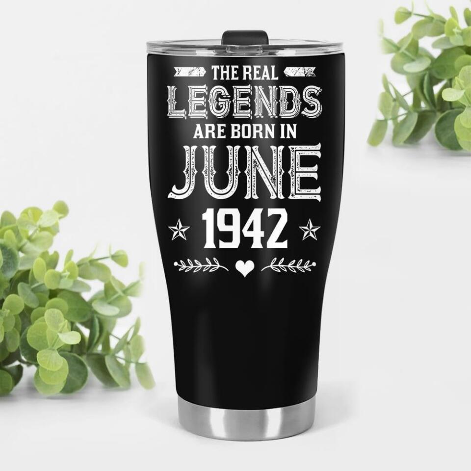 The Real Legend In June 1972 Aged To Perfection Personalized Tumbler