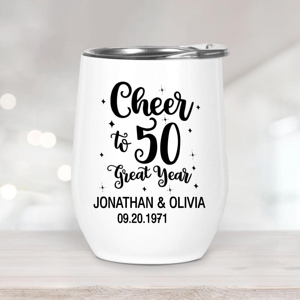 Best Personalized Anniversary Gifts for Her - Couple Tumbler - 207HNTHTU482