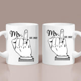40th Wedding Anniversary Gift for Husband - Couple Mug - Personalized Mug for Husband and Wife - 207HNTHMU481