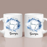Best Gift Idea for Milestone Birthday - Personalized Zodiac Mug - Gift for Friend - 208IHNBNMU526