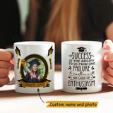 Success Is The Ability To Go From One Failure-Best Personalized Mug Gift For Graduation- 205HNMU044