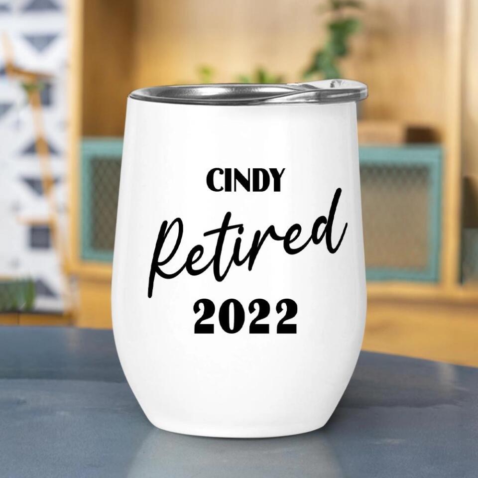 Once Wise Woman Said I'm Outta Here And She Lived Happy Ever After Personalized Tumbler