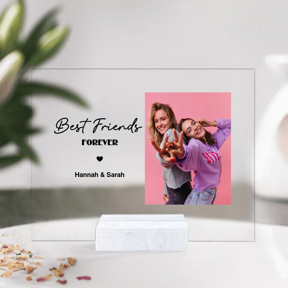Best Friends Forever Custom Acrylic Plaque Gift For Friends