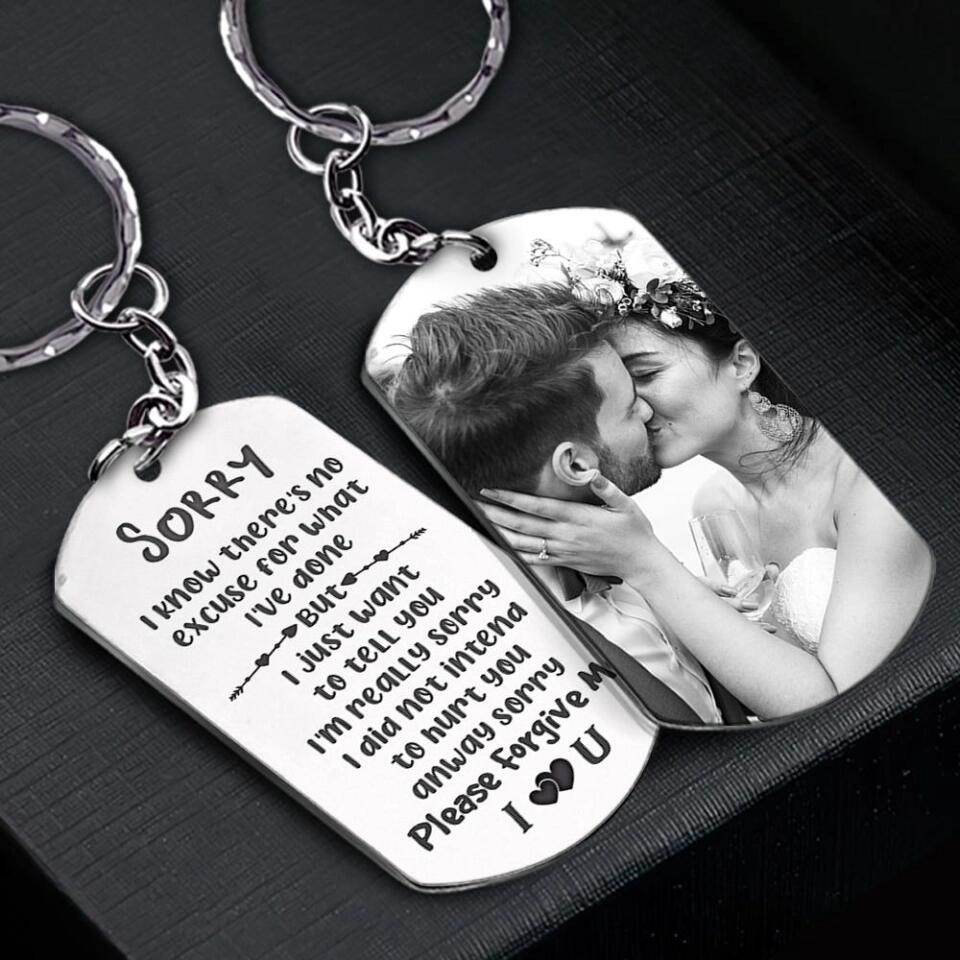 Relationship Sorry Quotes Please Forgive Me Custom Keychain Gift For Wife