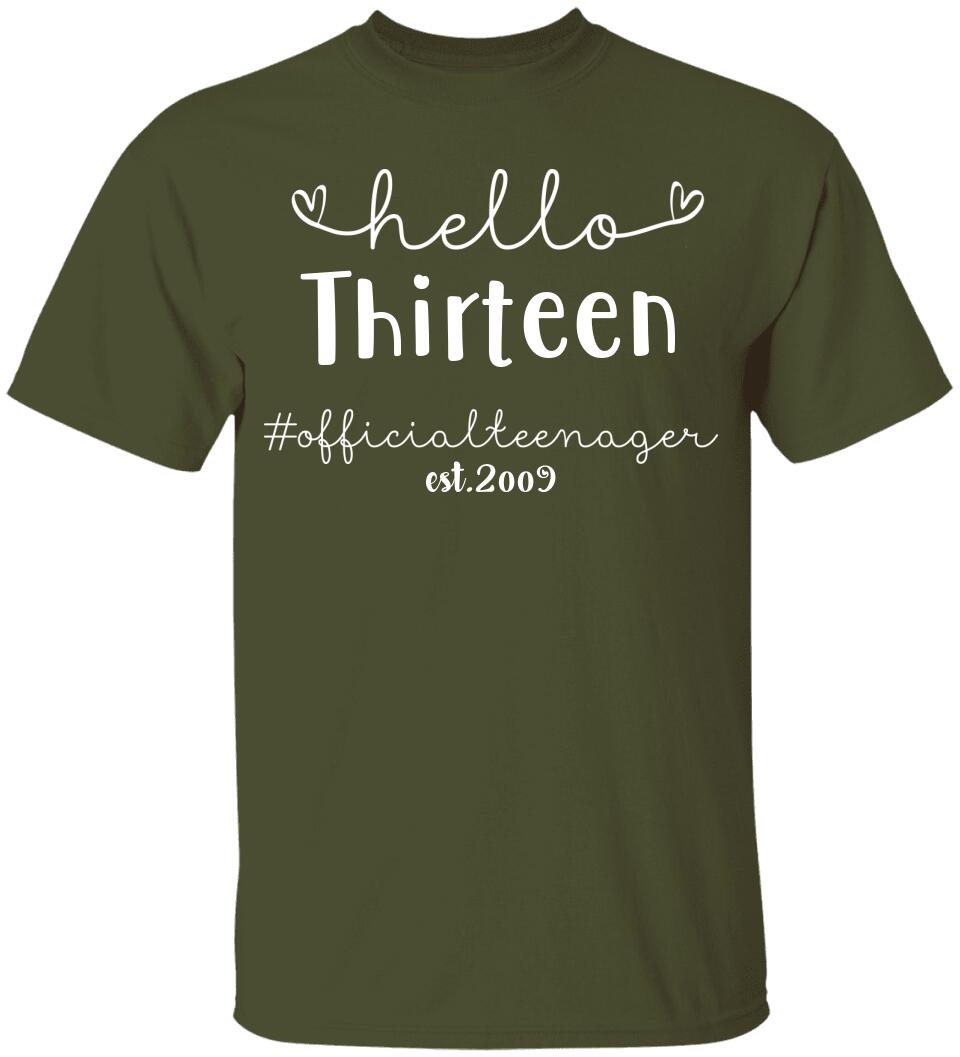 Official Teenager Hello New Age Personalized T shirt