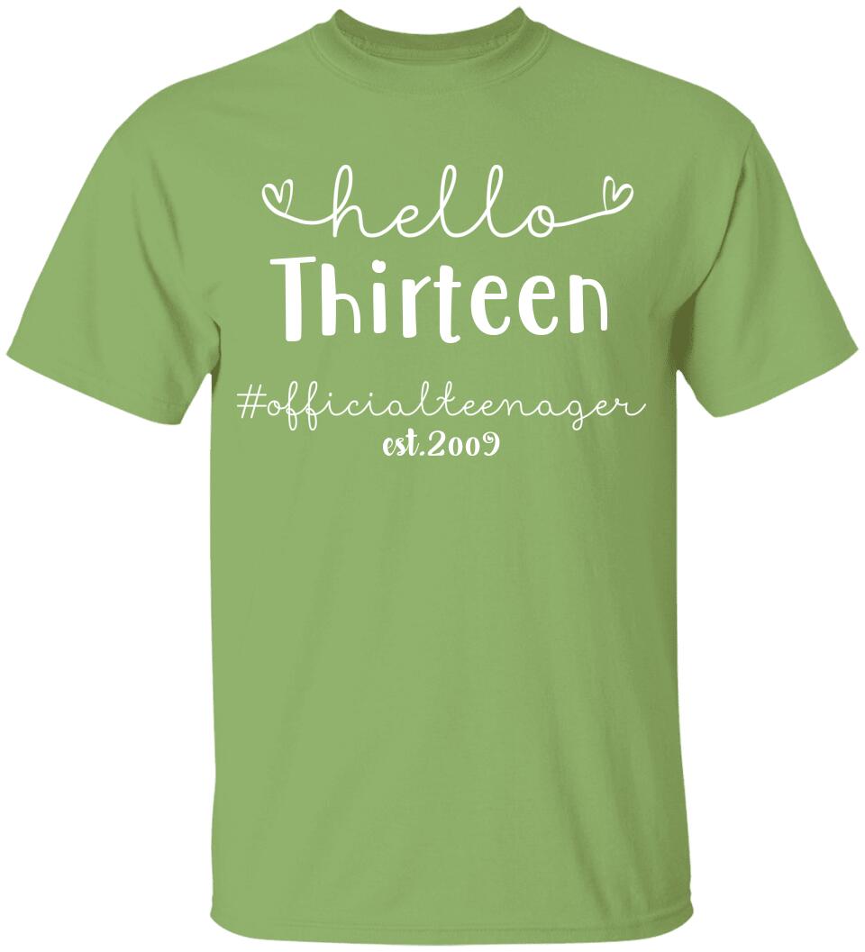 Official Teenager Hello New Age Personalized T shirt