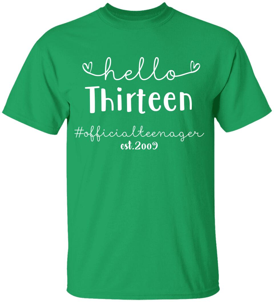 Official Teenager Hello New Age Personalized T shirt
