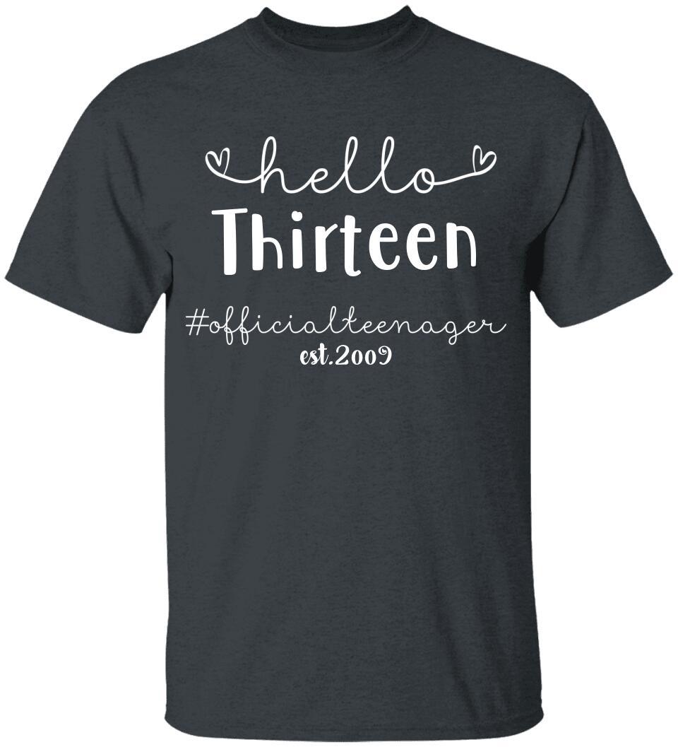 Official Teenager Hello New Age Personalized T shirt