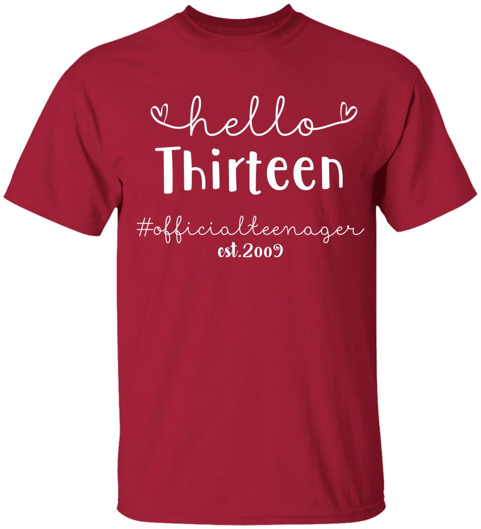 Official Teenager Hello New Age Personalized T shirt