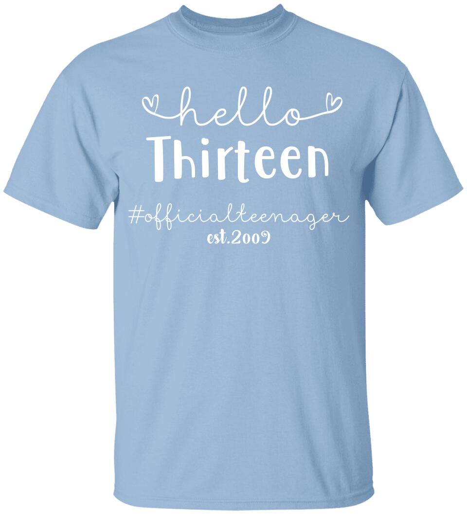 Official Teenager Hello New Age Personalized T shirt