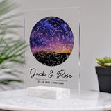 Custom Star Map Night Sky- Best Personalized Acrylic Plaque Gift For Birthday-209IHNBNAP576