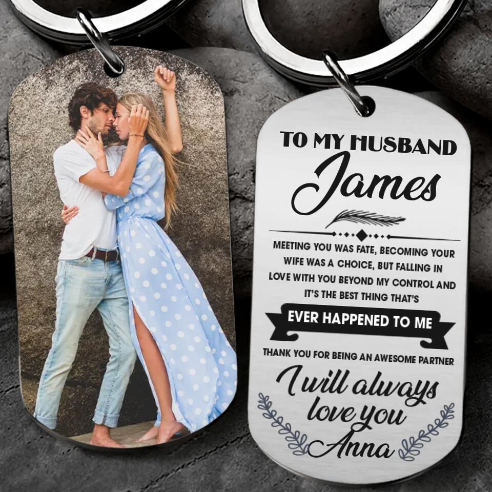 I Will Always Love You Personalized Stainless Keychain