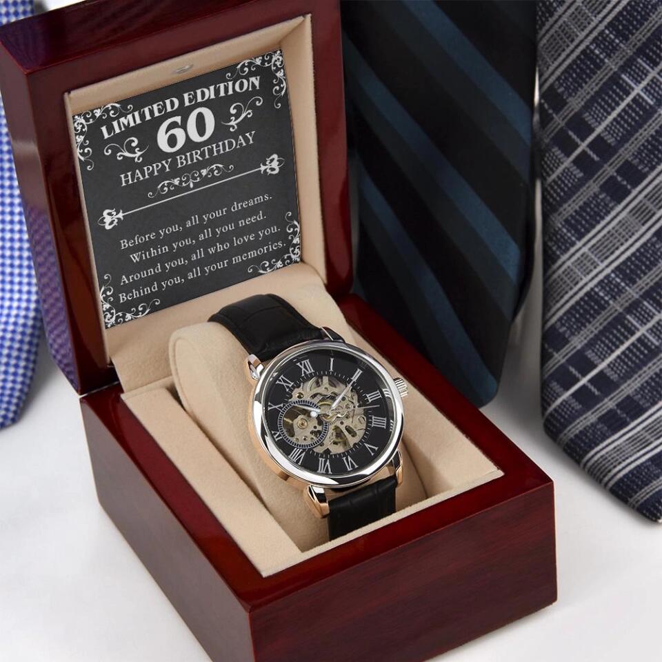Happy Birthday Limited Edition Personalized Watch