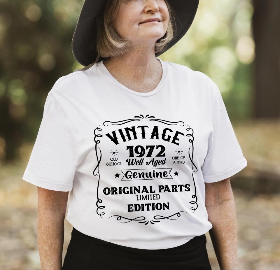 Vintage Old School Personalized T-shirt