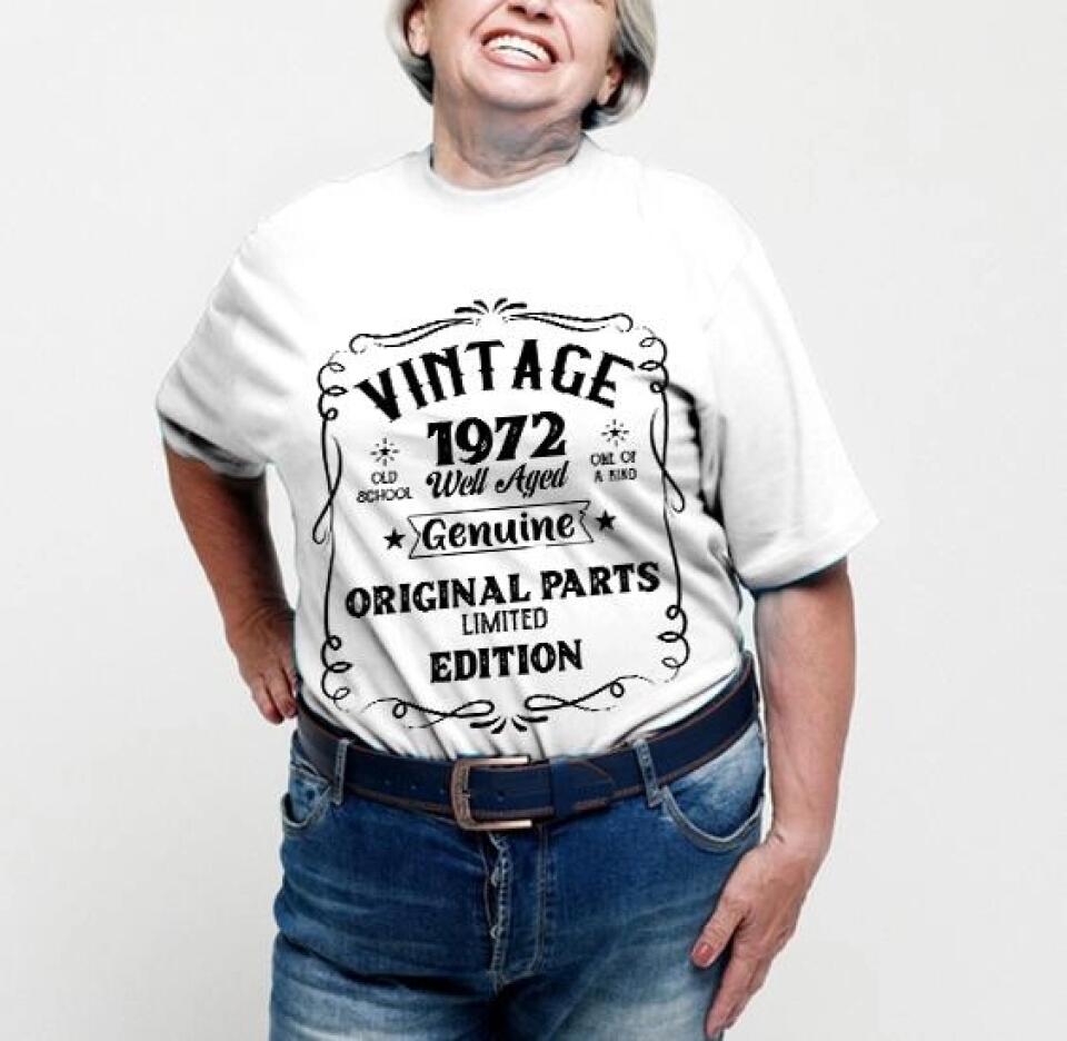 Vintage Old School Personalized T-shirt