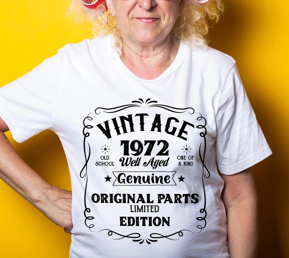 Vintage Old School Personalized T-shirt