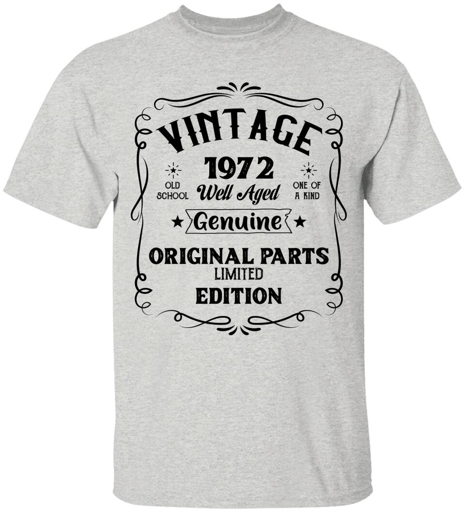 Vintage Old School Personalized T-shirt