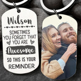 Sometimes You Forgot That You Are Awesome - Personalized Keychain - Gift for Anyone On Valentine's Day, Anniversary, Birthday - 209IHPTHKC145