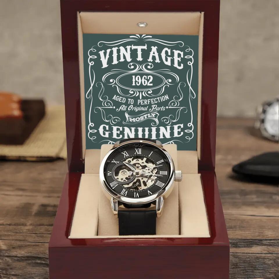 Vintage Aged To Perfection All Original Parts - Personalized Watch