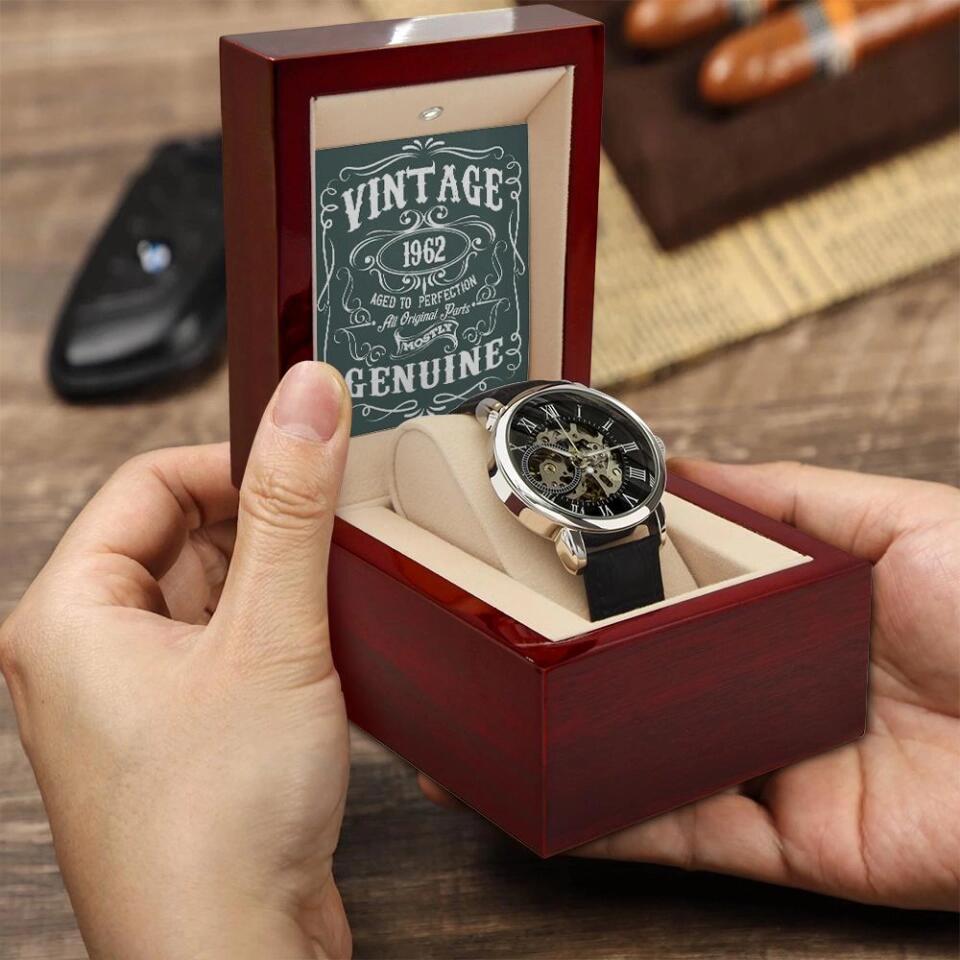 Vintage Aged To Perfection All Original Parts - Personalized Watch