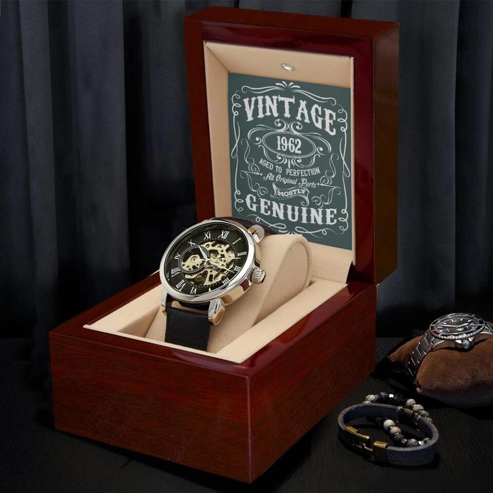 Vintage Aged To Perfection All Original Parts - Personalized Watch