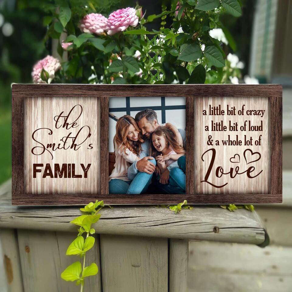 Personalized Family Name Sign - Family Rectangle Wood Sign