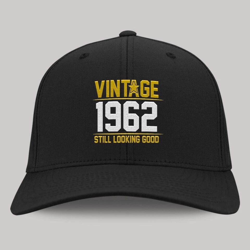 Vintage Still Looking Good Custom Year Personalized Twill Cap
