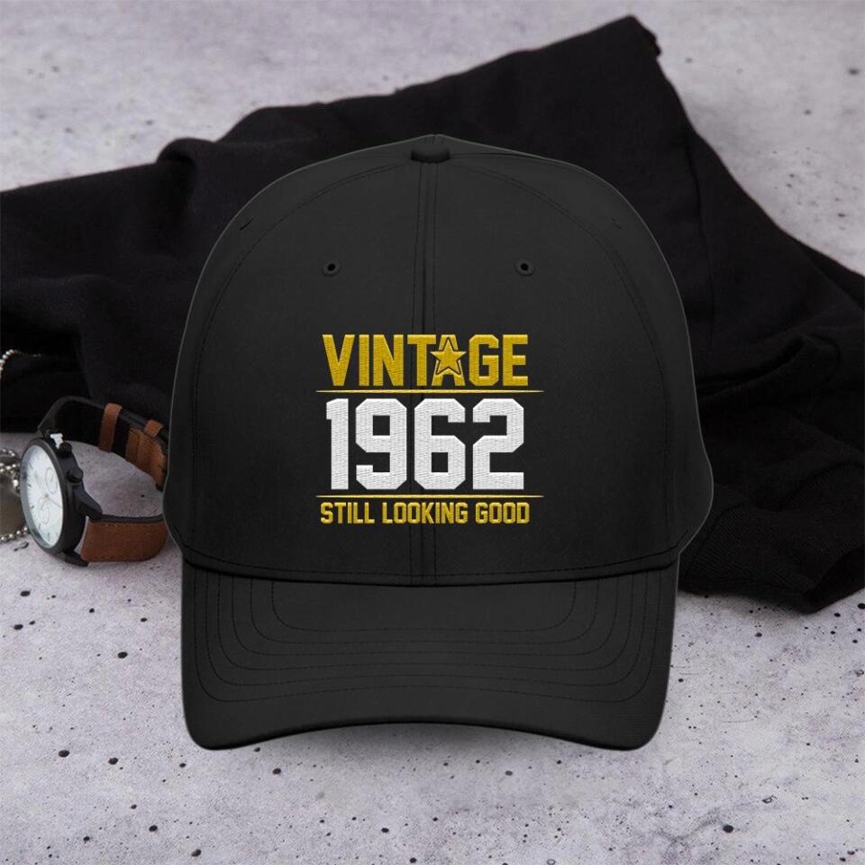 Vintage Still Looking Good Custom Year Personalized Twill Cap