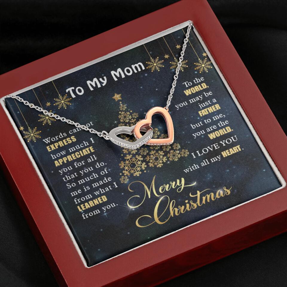 Mothers Day Message To My Mom Special Necklace Christmas Gift For Mom