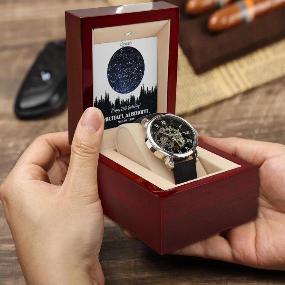 It All Began Under This Sky Personalized Watch